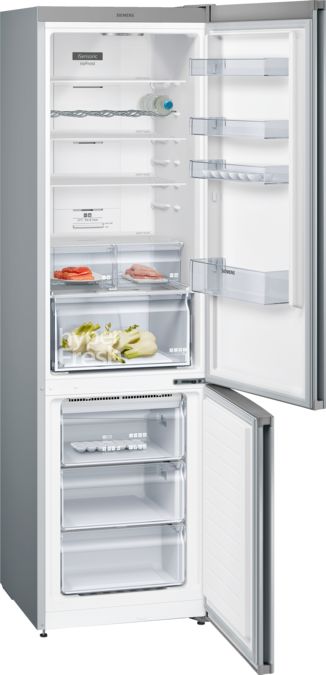 iQ300 noFrost, Kombinált hűtő / fagyasztó Nemesacél ajtók KG39NXI35 KG39NXI35-3