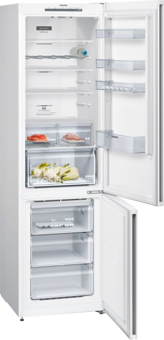 iQ300 Réfrigérateur combiné pose-libre 203 x 60 cm Blanc KG39NVW35 KG39NVW35-2