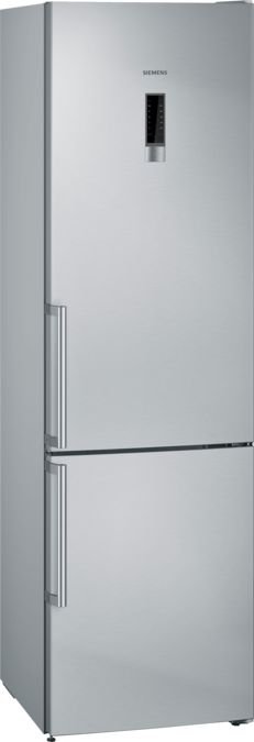 iQ300 Réfrigérateur combiné pose-libre 203 x 60 cm Inox anti trace de doigts KG39NXI46 KG39NXI46-1
