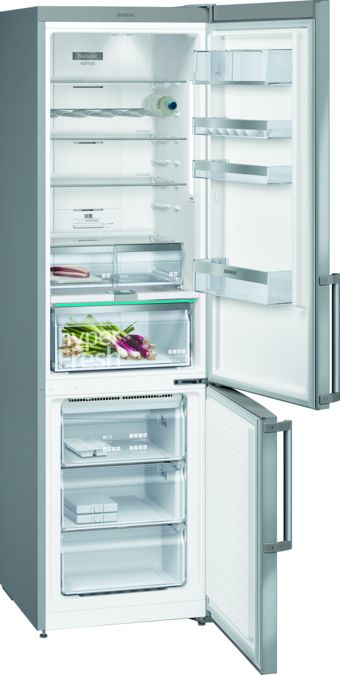 iQ500 Frigo-congelatore combinato da libero posizionamento 203 x 60 cm inox-easyclean KG39NAI45 KG39NAI45-2