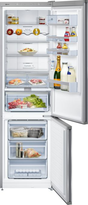 N 70 Combină frigorifică independentă 203 x 60 cm Negru KG7393B40 KG7393B40-3