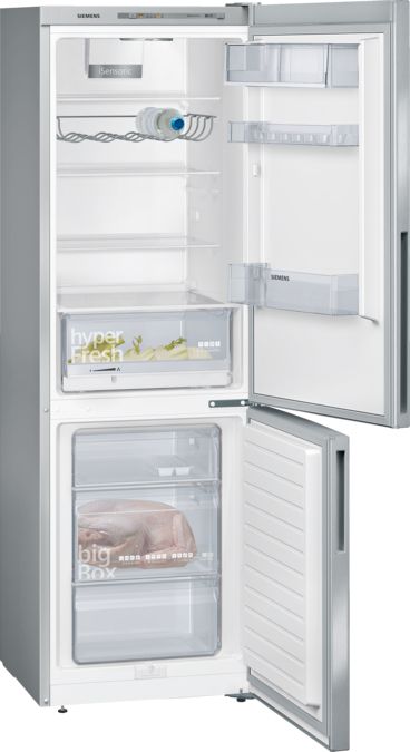 iQ300 Réfrigérateur combiné pose-libre 186 x 60 cm Inox KG36VXI30S KG36VXI30S-2