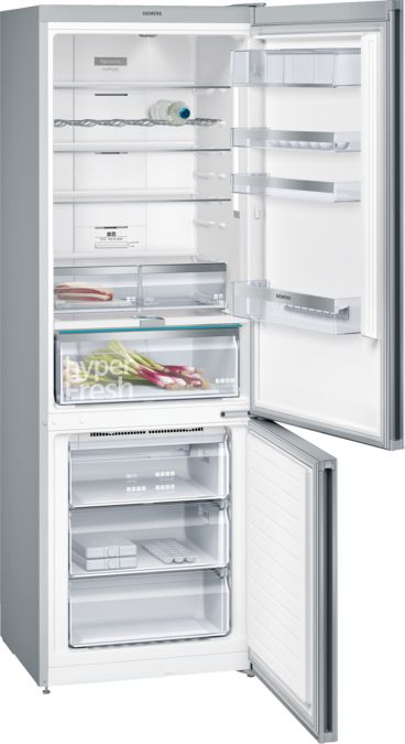 iQ500 Frigo-congelatore combinato da libero posizionamento 203 x 70 cm Pannello del mobile KG49NLW30 KG49NLW30-2