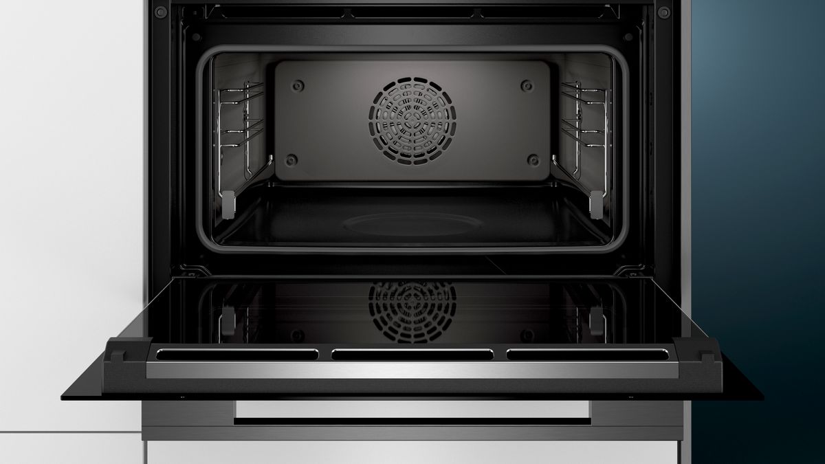 iQ700 Compacte oven met volwaardige stoom 60 x 45 cm Zwart CS858GRB7 CS858GRB7-3