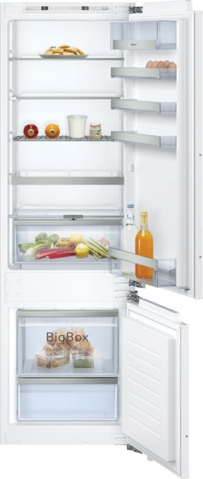 N 70 built-in fridge-freezer with freezer at bottom 177.2 x 55.8 cm flat hinge KI6873FE0 KI6873FE0-1