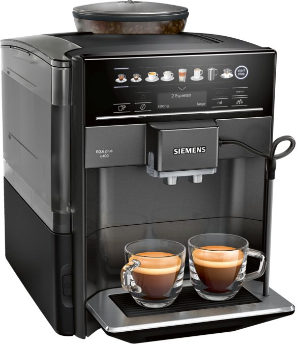 Helautomatisk kaffemaskin EQ6 plus s400 Safir svart metallic TE654319RW TE654319RW-5