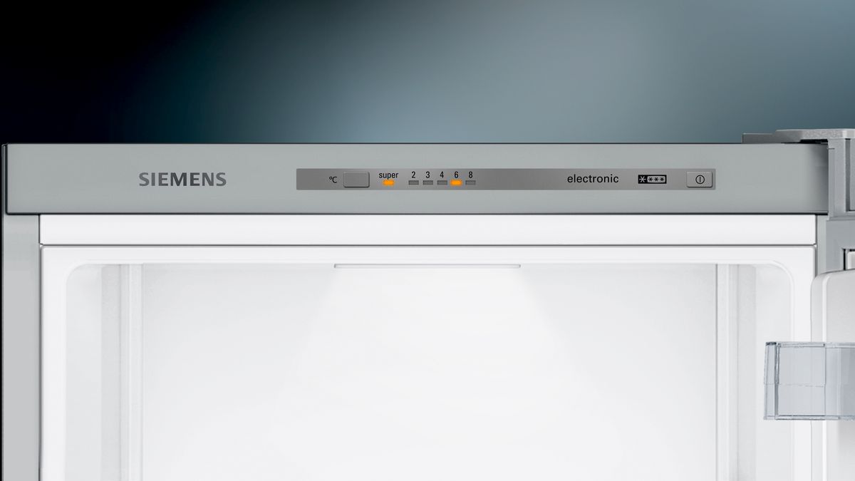 iQ300 free-standing fridge-freezer with freezer at bottom 186 x 60 cm Inox-look KG36VUL30 KG36VUL30-4