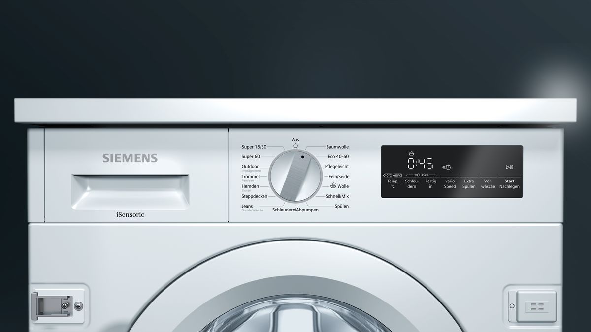 iQ700 Einbau-Waschmaschine 8 kg 1400 U/min. WI14W442 WI14W442-3