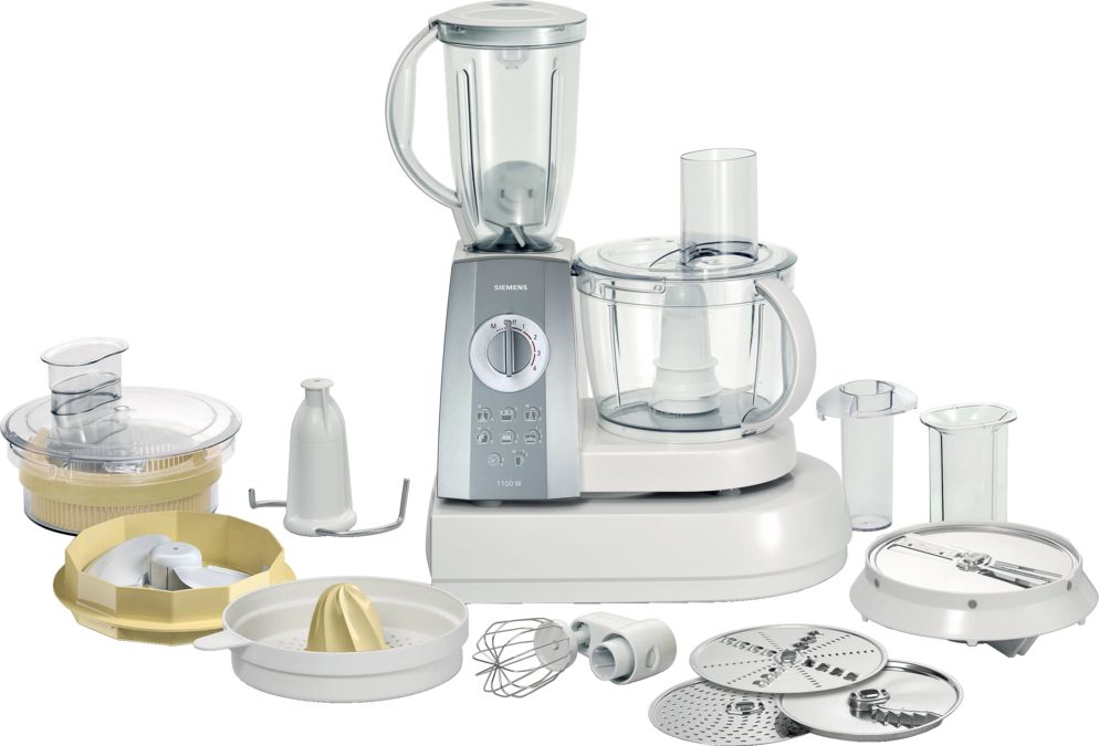 Kompakt-Küchenmaschine 1100 W Weiß, Silber MK55400 MK55400-1
