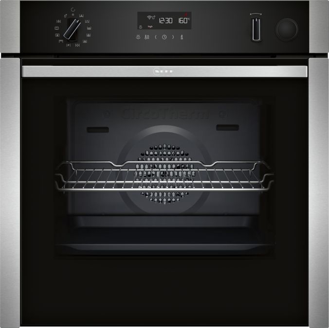 N 50 Built-in oven with added steam function 60 x 60 cm Stainless steel B4AVH1AH0B B4AVH1AH0B-1