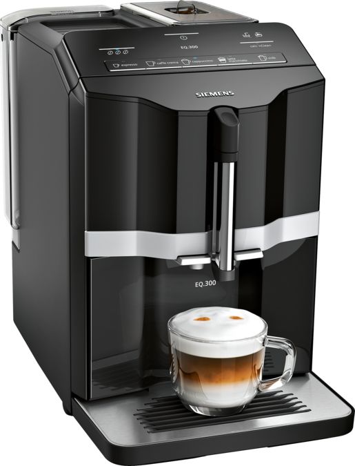 Fully automatic coffee machine EQ.300 Black TI351209GB TI351209GB-1