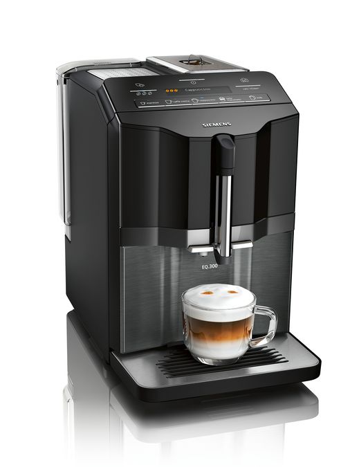 Helautomatisk kaffemaskin EQ.300 , Pianosvart TI355209RW TI355209RW-1