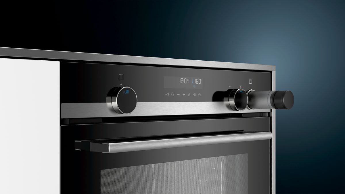 iQ500 Built-in oven with added steam function 60 x 60 cm Stainless steel HR538ABS1 HR538ABS1-4