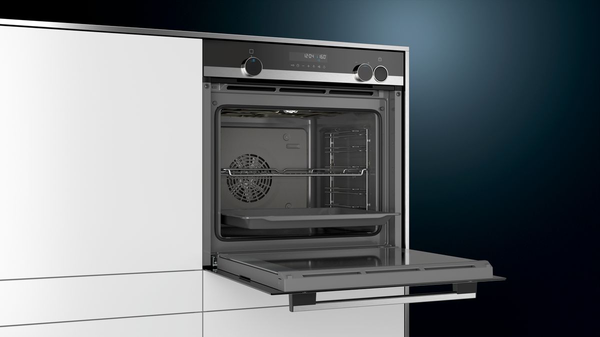 iQ500 Built-in oven with added steam function 60 x 60 cm Stainless steel HR538ABS1 HR538ABS1-3