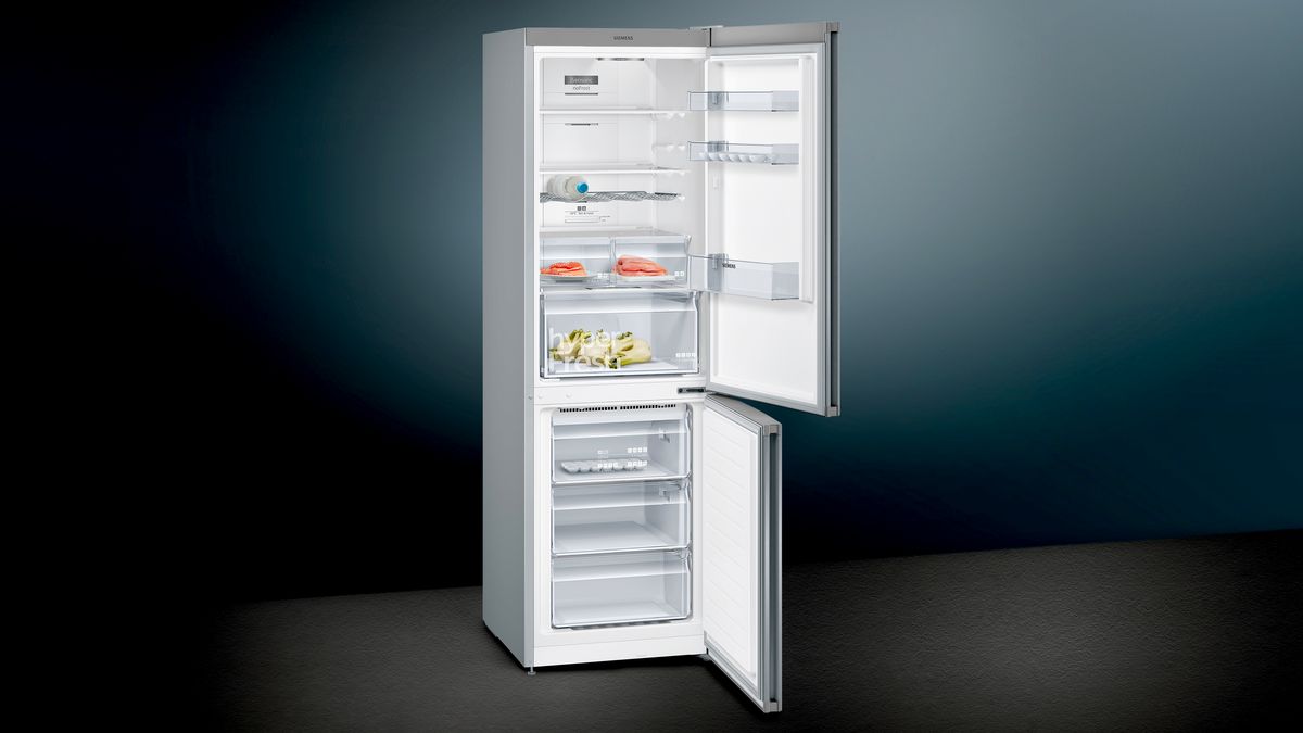 iQ300 Frigo-congelatore combinato da libero posizionamento  inox-easyclean KG36NXI35 KG36NXI35-2