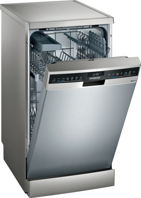 iQ300 Lave-vaisselle pose-libre 45 cm Acier inox. coloré, laqué SR23HI48KE SR23HI48KE-1