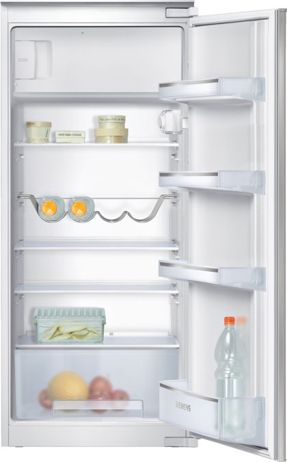 iQ100 built-in fridge with freezer section 122.5 x 56 cm sliding hinge KI24LV21FF KI24LV21FF-1