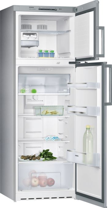 iQ300 free-standing fridge-freezer with freezer at top 171 x 60 cm Inox-easyclean KD30NVI20K KD30NVI20K-1
