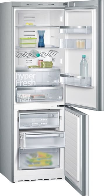 iQ700 free-standing fridge-freezer with freezer at bottom White KG36NSW31 KG36NSW31-3