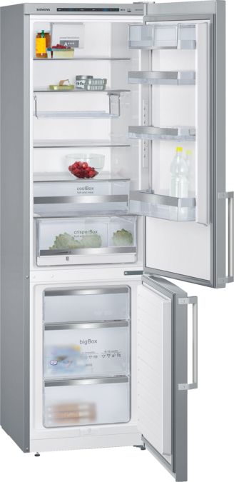 iQ500 Frigo-congelatore da libero posizionamento inoxLook KG39EAL40 KG39EAL40-1