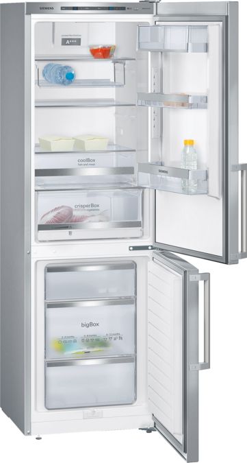 iQ500 Frigo-congelatore da libero posizionamento inoxDoor KG36EAI40 KG36EAI40-1