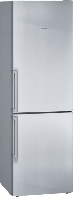 iQ300 Freistehende Kühl-Gefrier-Kombination mit Gefrierbereich unten 186 x 60 cm inox-look KG36VEL30 KG36VEL30-2
