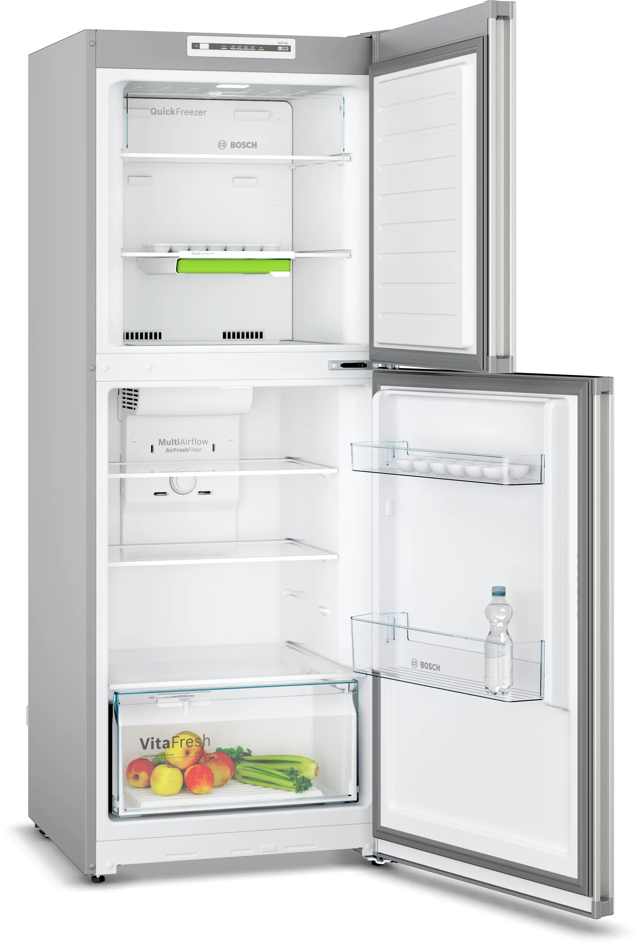 KDN26N12N5 free-standing fridge-freezer with freezer at top | BOSCH NG