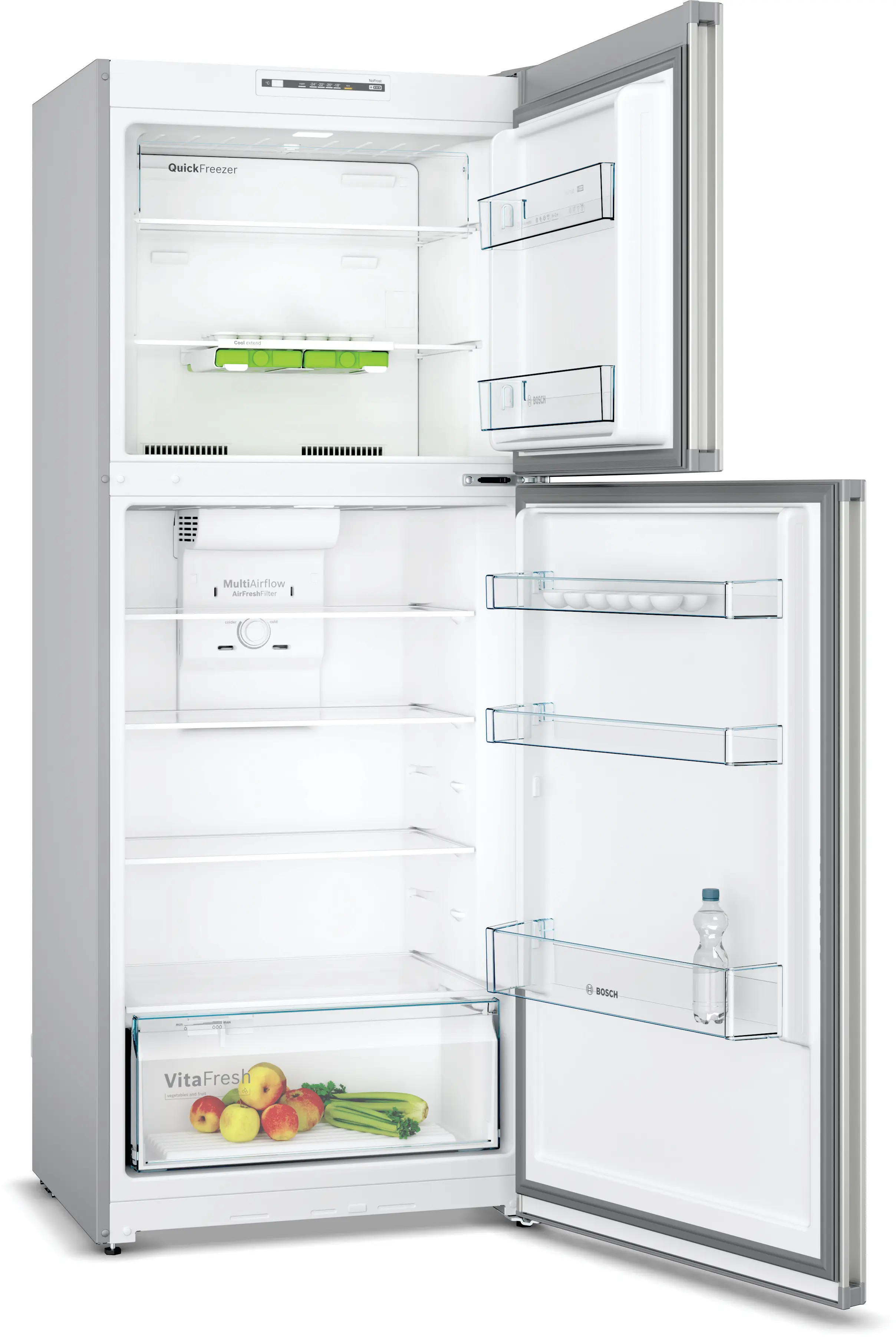 KDN43N12K5 free-standing fridge-freezer with freezer at top | BOSCH KE