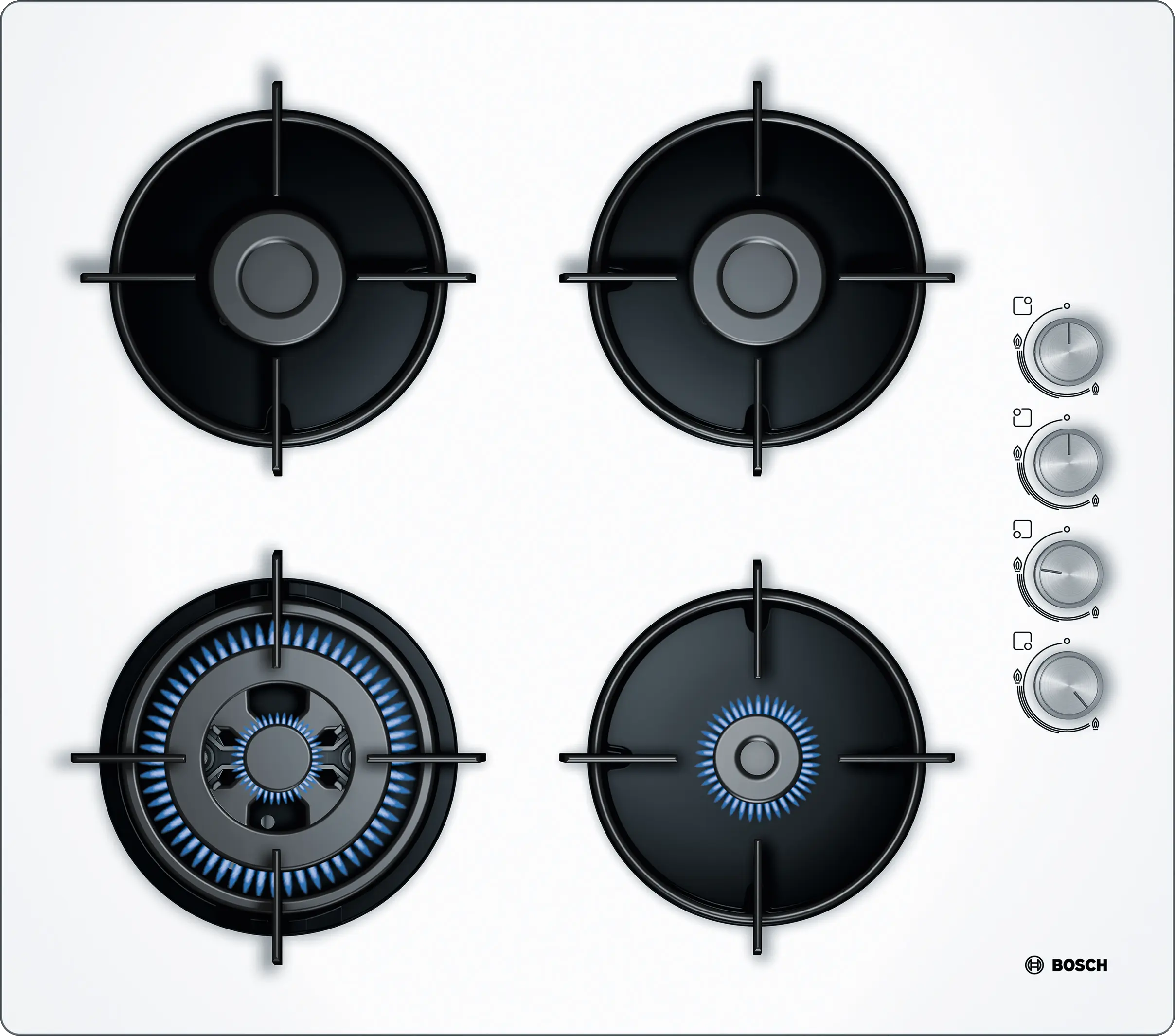 Bosch POH6C2O10O Serie 2 4 Gözü Gazlı Ankastre Ocak