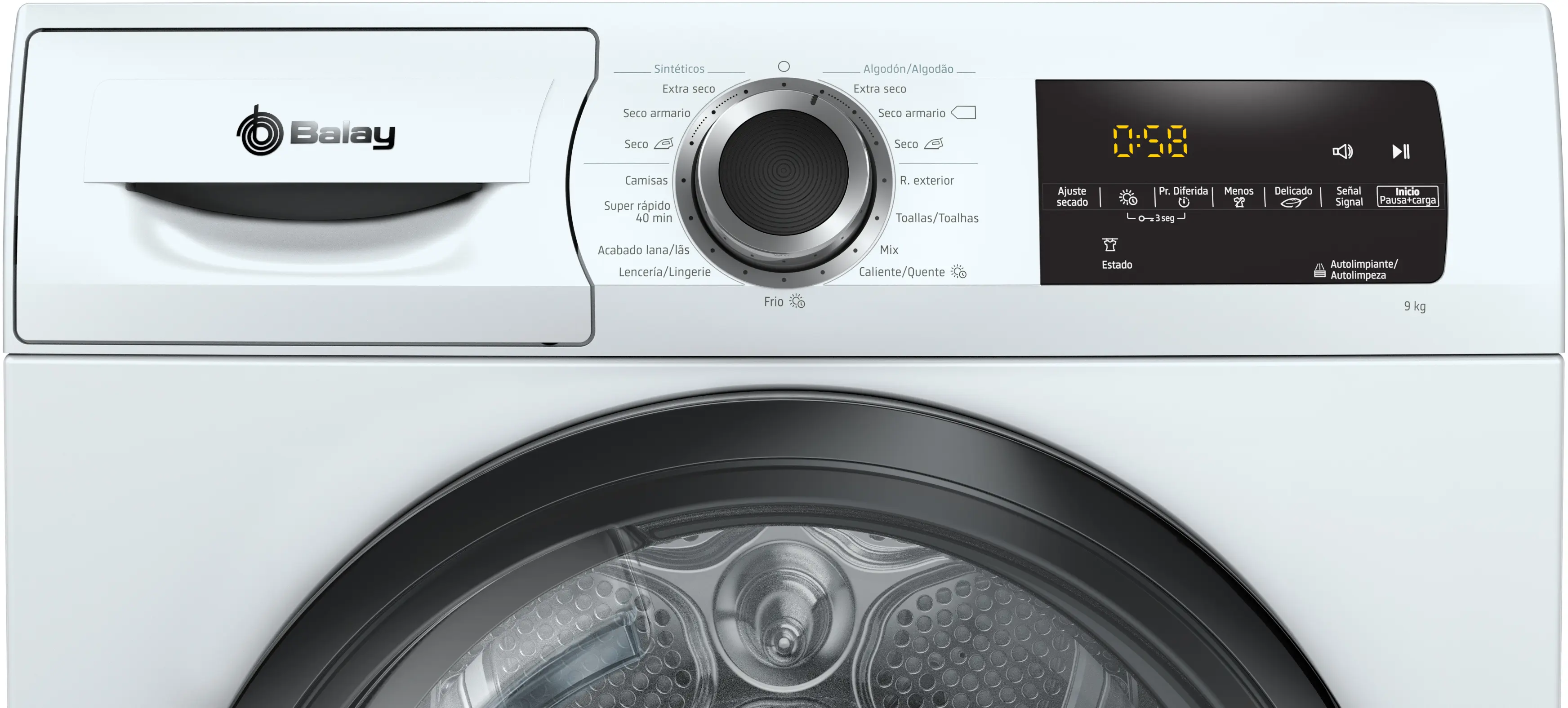 3SB198BP Secadora con bomba de calor Balay Electrodomésticos