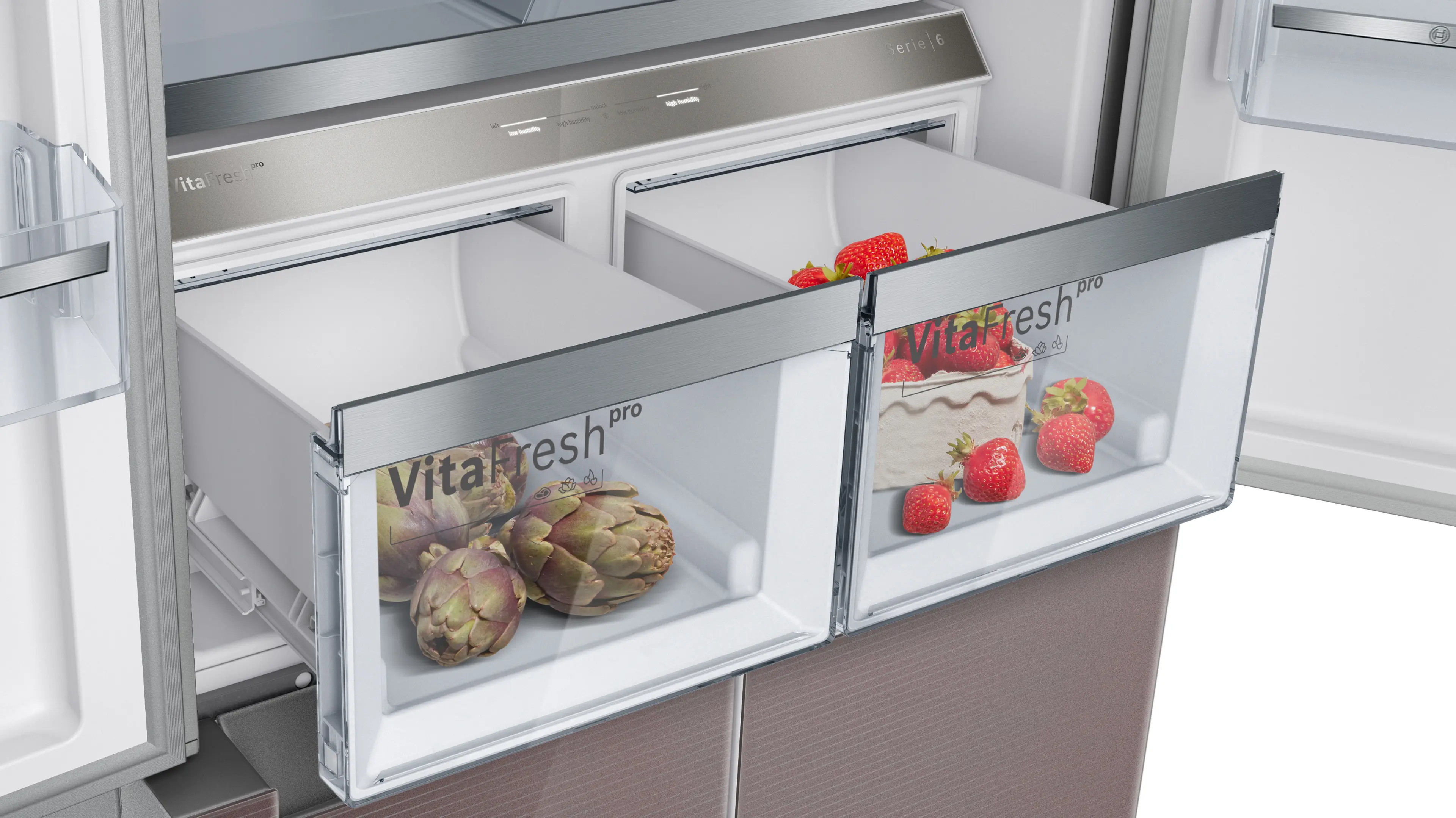 KFN86AA66I French Door Bottom freezer, multi door | Bosch Home