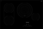 THERMADOR Knob Control Electric Cooktop 30'' Black, surface mount without  frame - CEM305TB