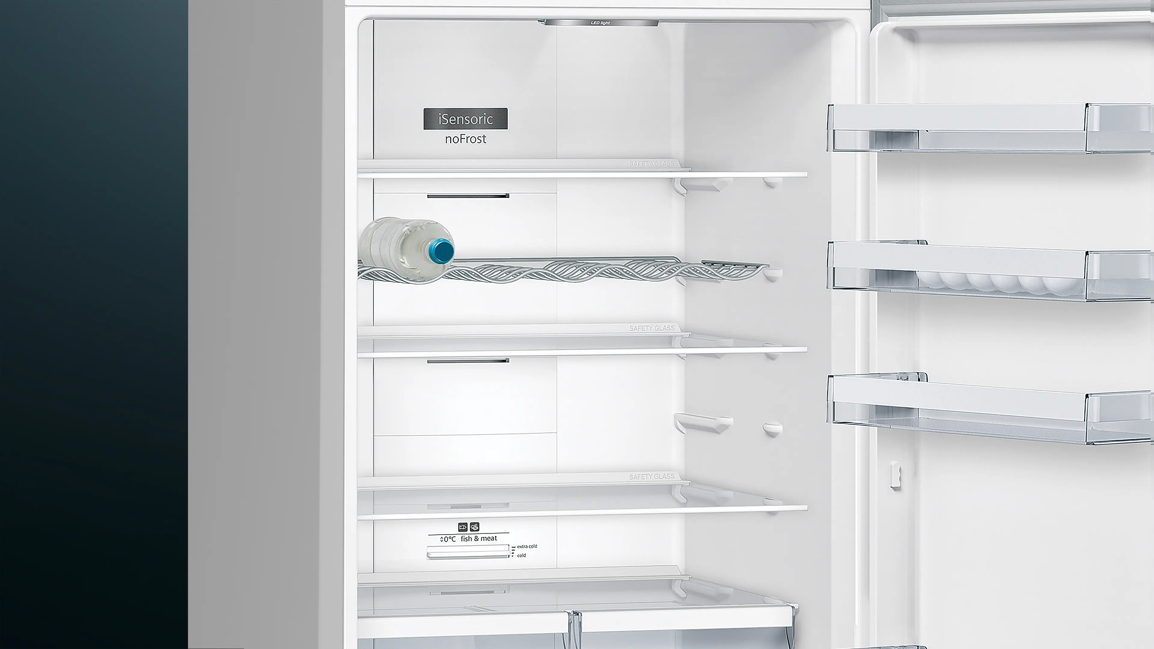 KG56NXX40I free-standing fridge-freezer with freezer at bottom