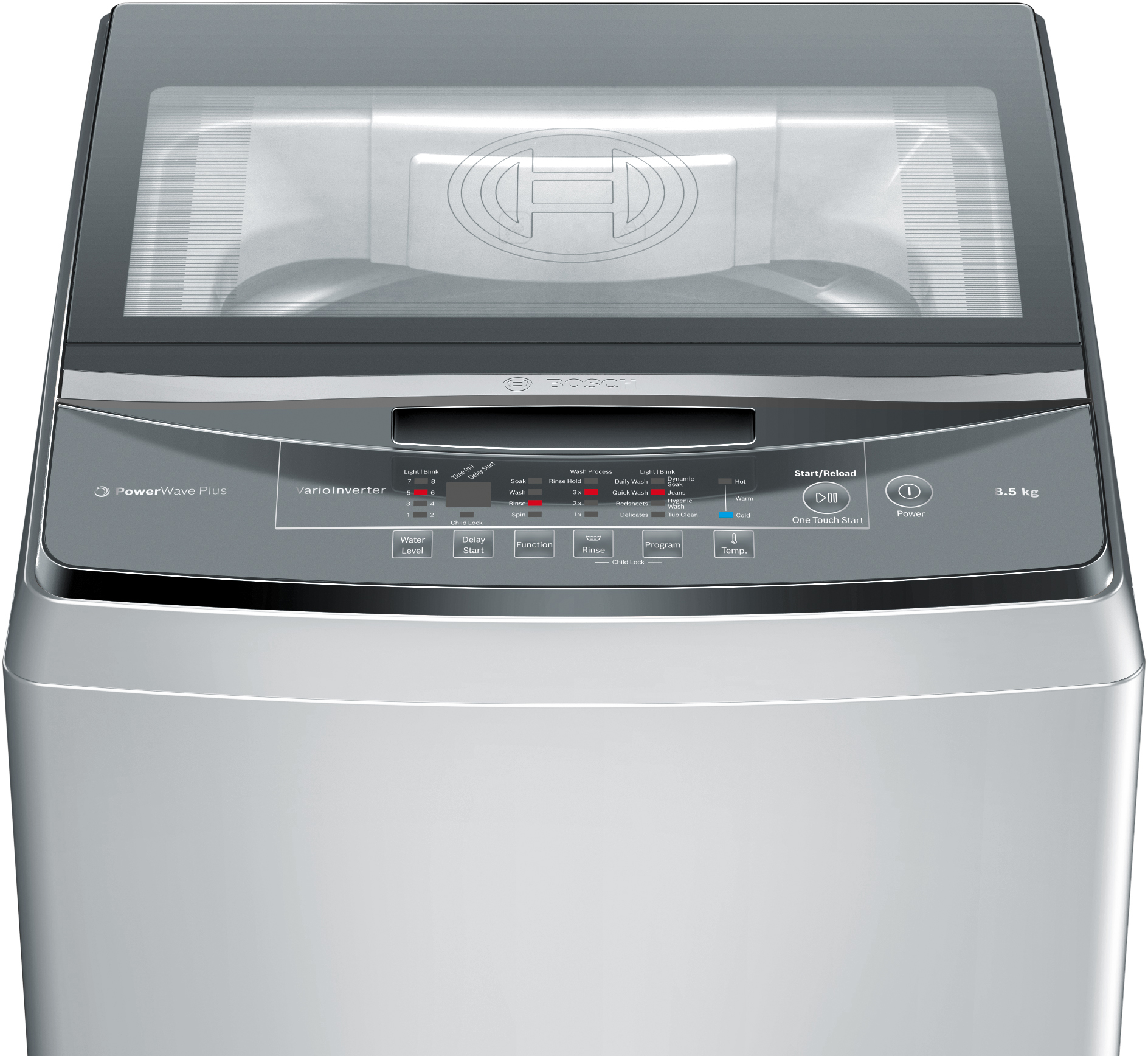 WOA852S1IN washing machine, top loader | Bosch Home Appliances IN
