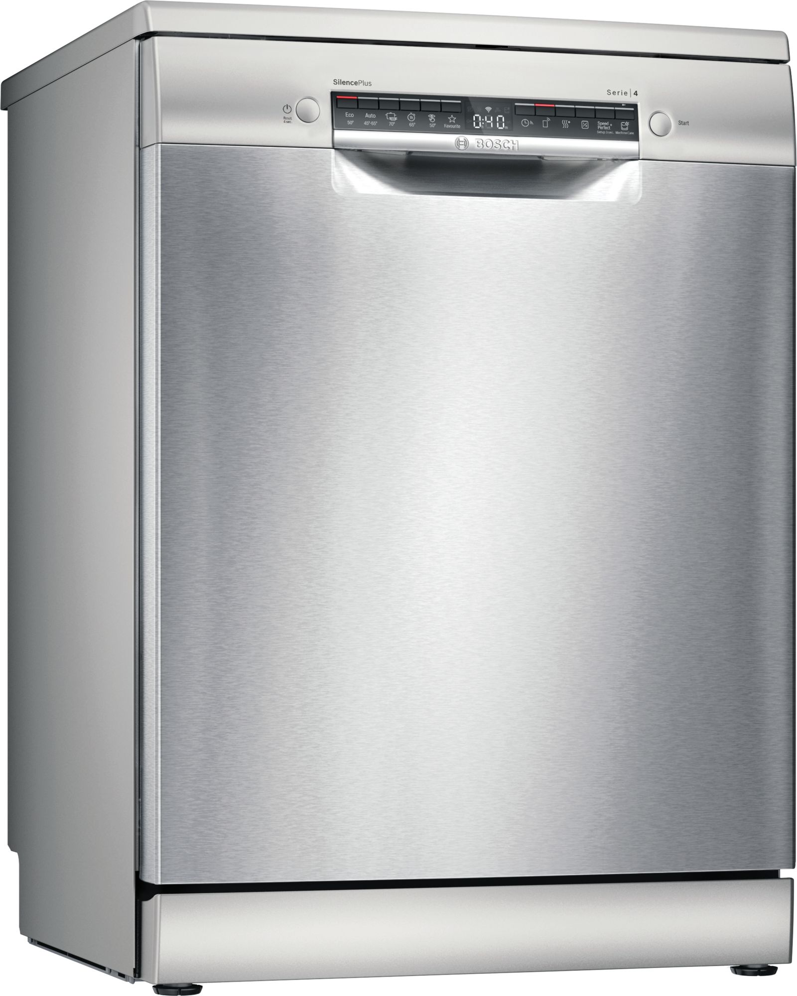 מדיח כלים רחב עומד Bosch SMS4HKI06E 60 ס"מ נירוסטה - 13 מערכות, 42dB, Home Connect