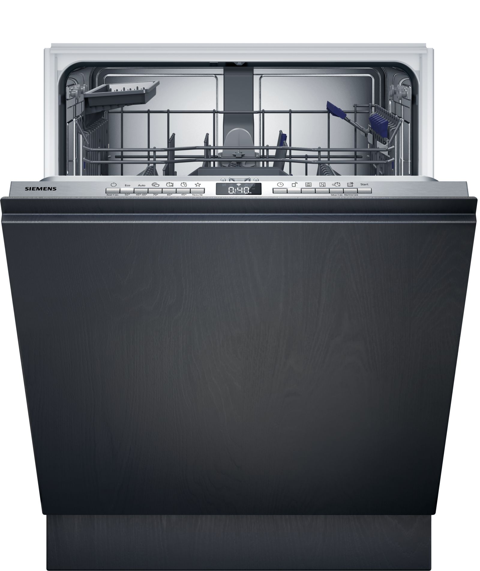 מדיח כלים אינטגרלי מלא Siemens SN63EX21BE 60 ס"מ - 13 מערכות, Home Connect, TimeLight