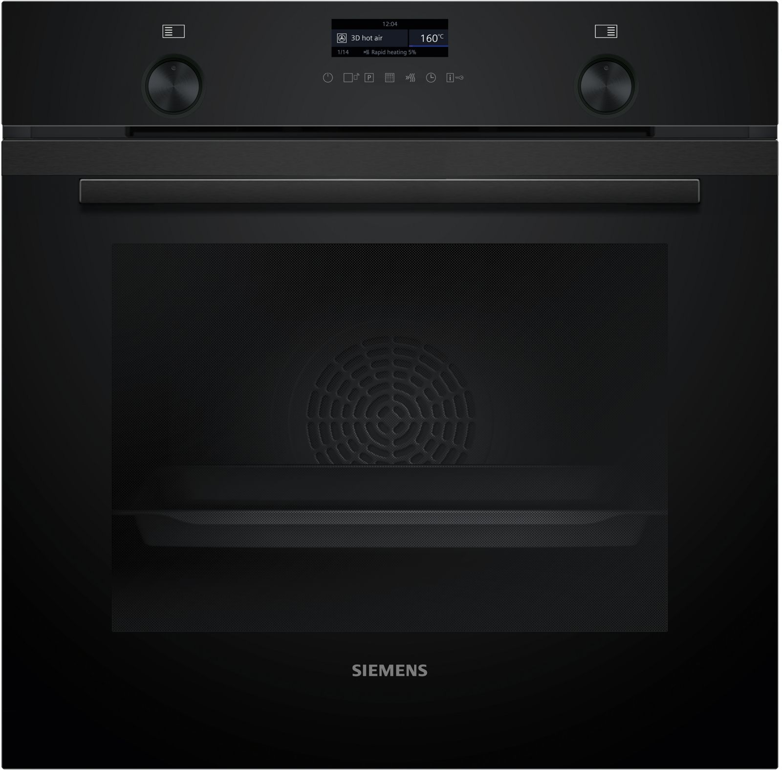 תנור בנוי Siemens iQ500 HB279GEB7 71 ליטר פירוליטי - 14 מצבי חימום, Air Fry ו-Home Connect