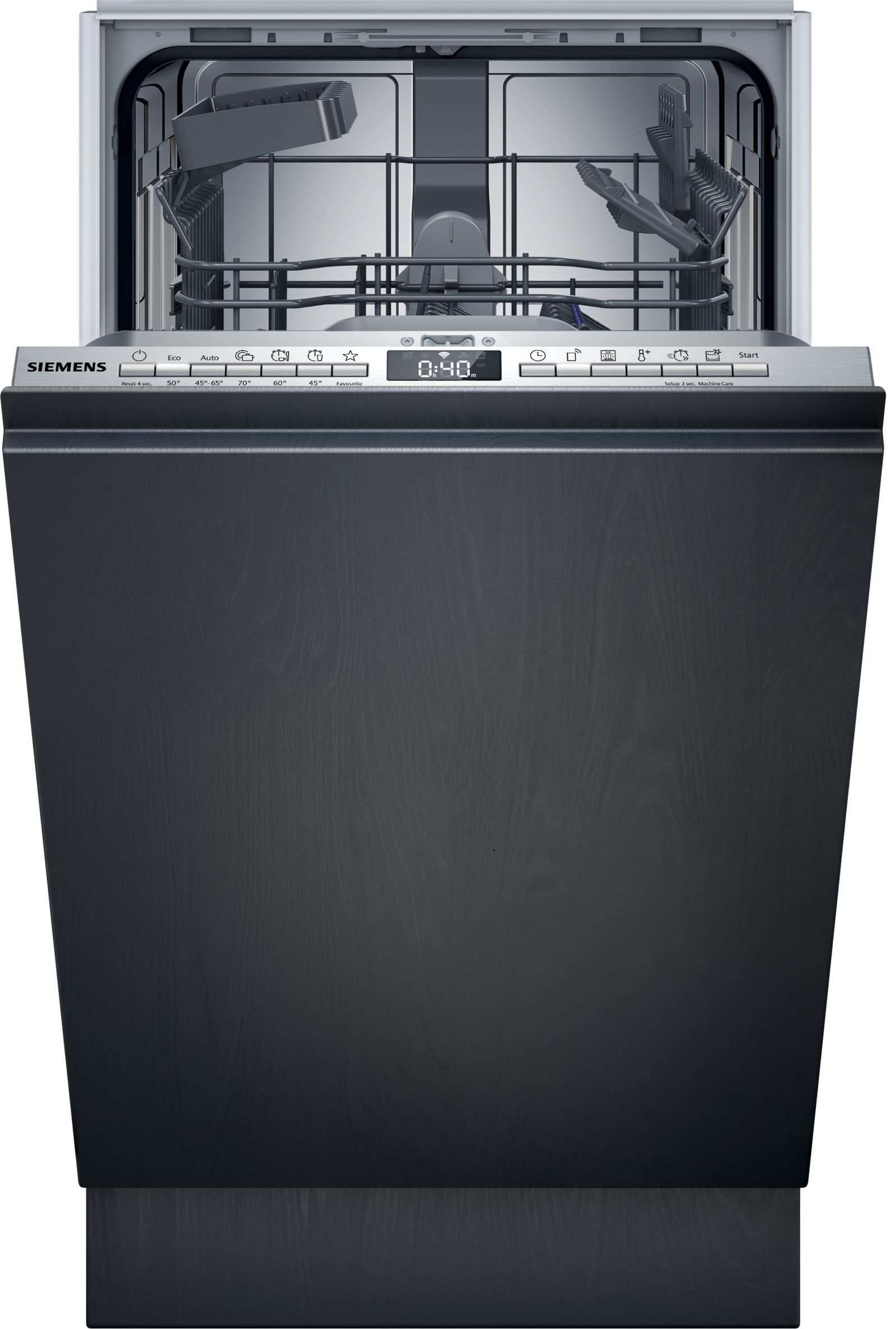 מדיח כלים אינטגרלי צר Siemens SR63EX25KE 45 ס"מ iQ300 - 10 מערכות, Home Connect