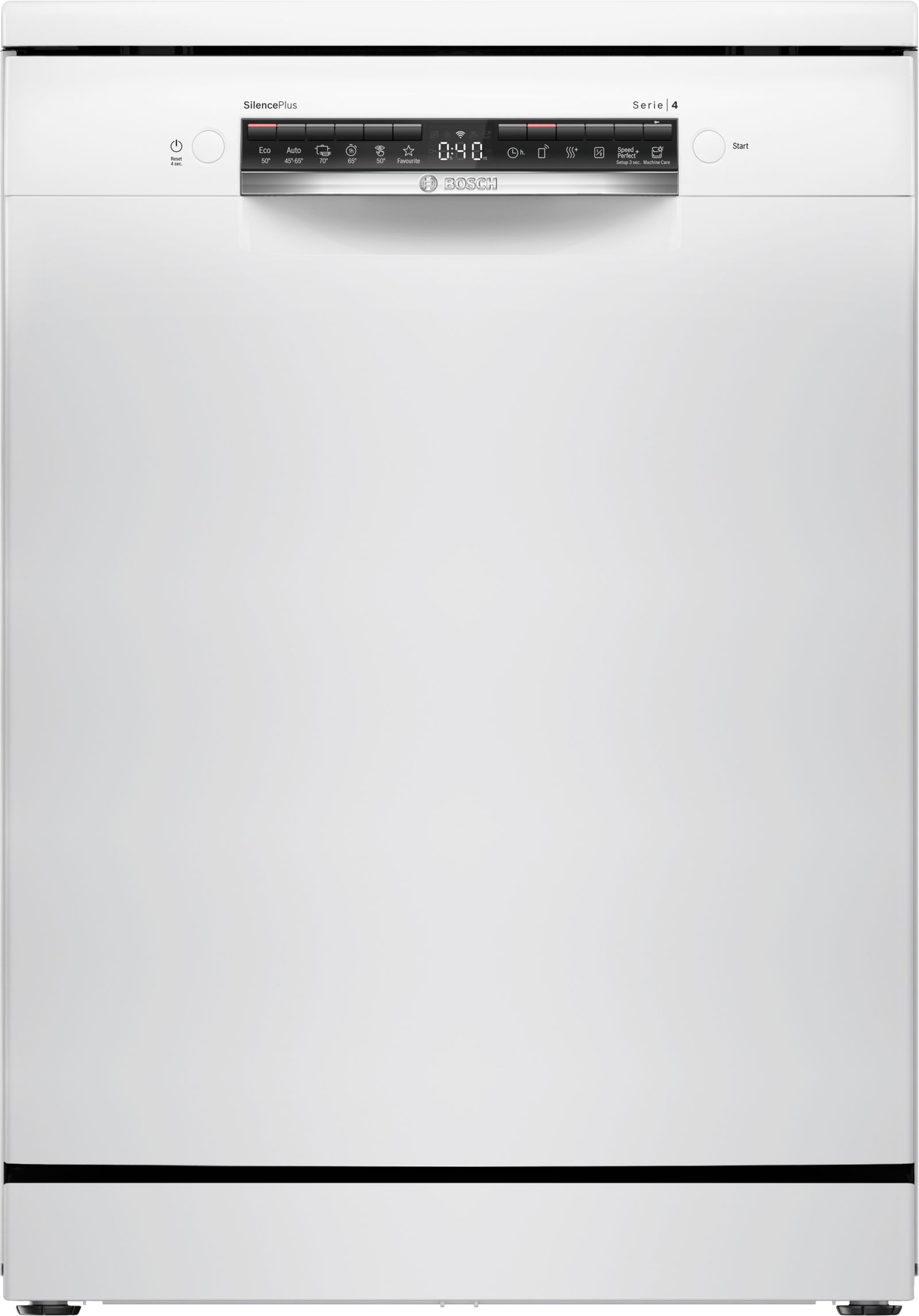 מדיח כלים רחב Bosch SMS4HKW08E 60 ס"מ - Home Connect, לבן