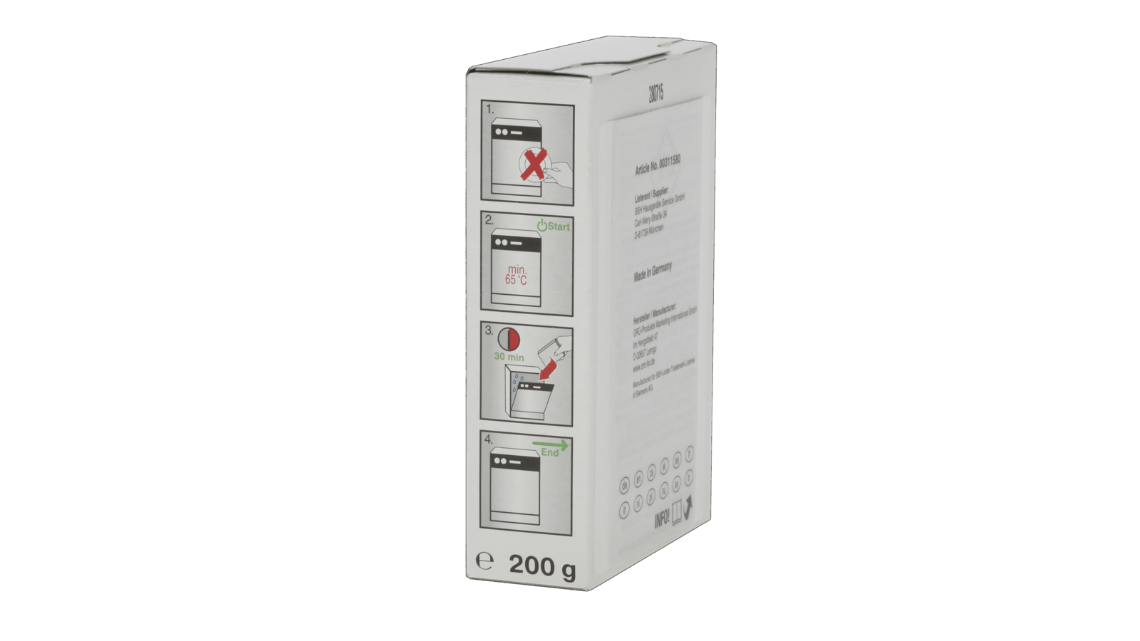 neff dishwasher cleaning