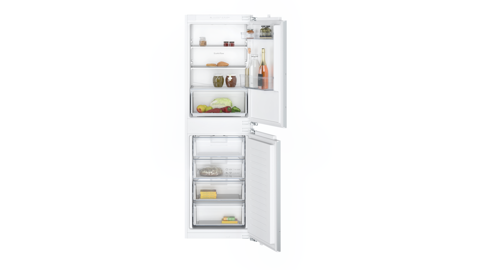 KI7851FE0G Builtin fridgefreezer with freezer at bottom NEFF GB