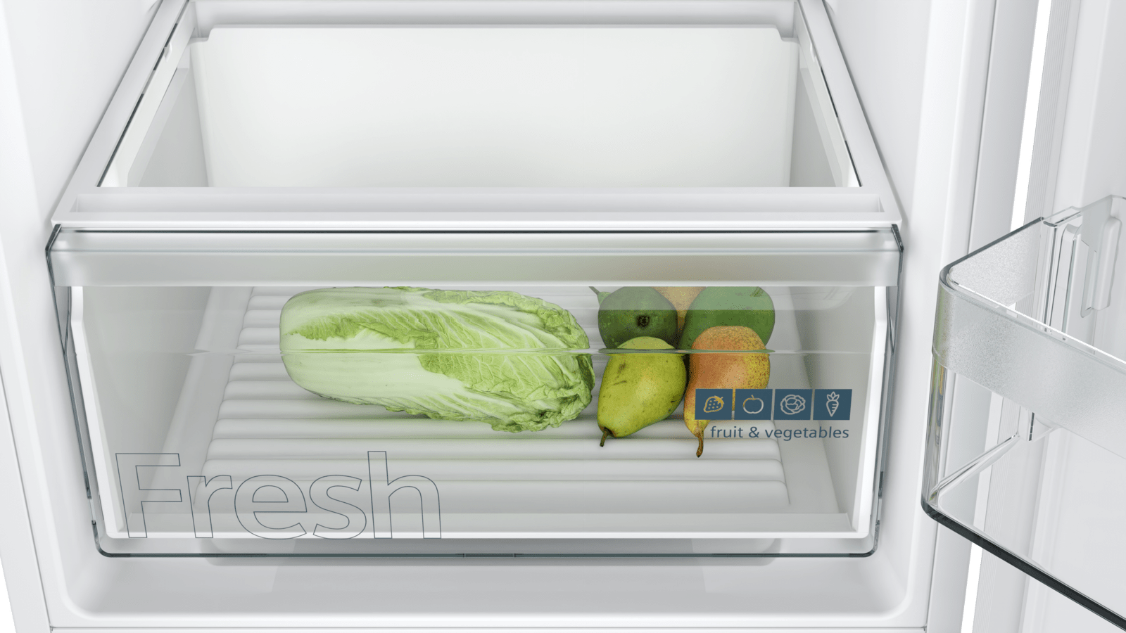 Siemens Ki87vnsf0g Built In Fridge Freezer With Freezer At Bottom