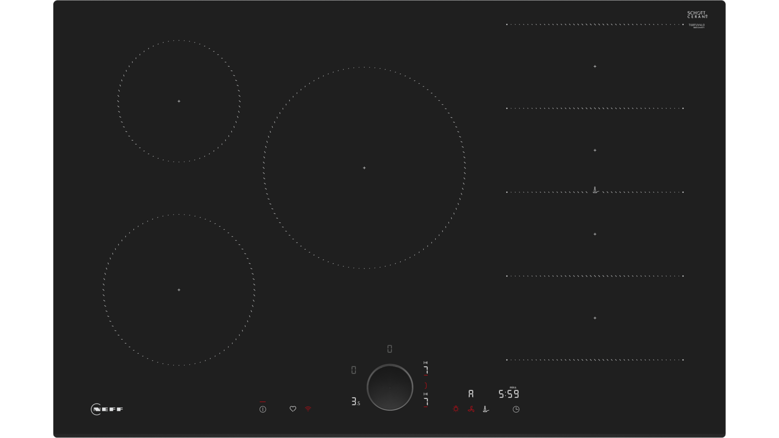 T68FUV4L0 Induction hob NEFF GB
