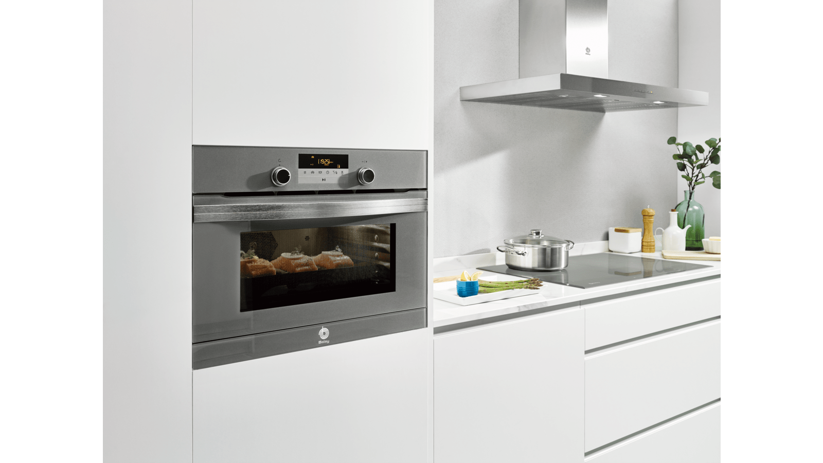 BALAY - 3CH5656A0 - Horno compacto con microondas y vapor