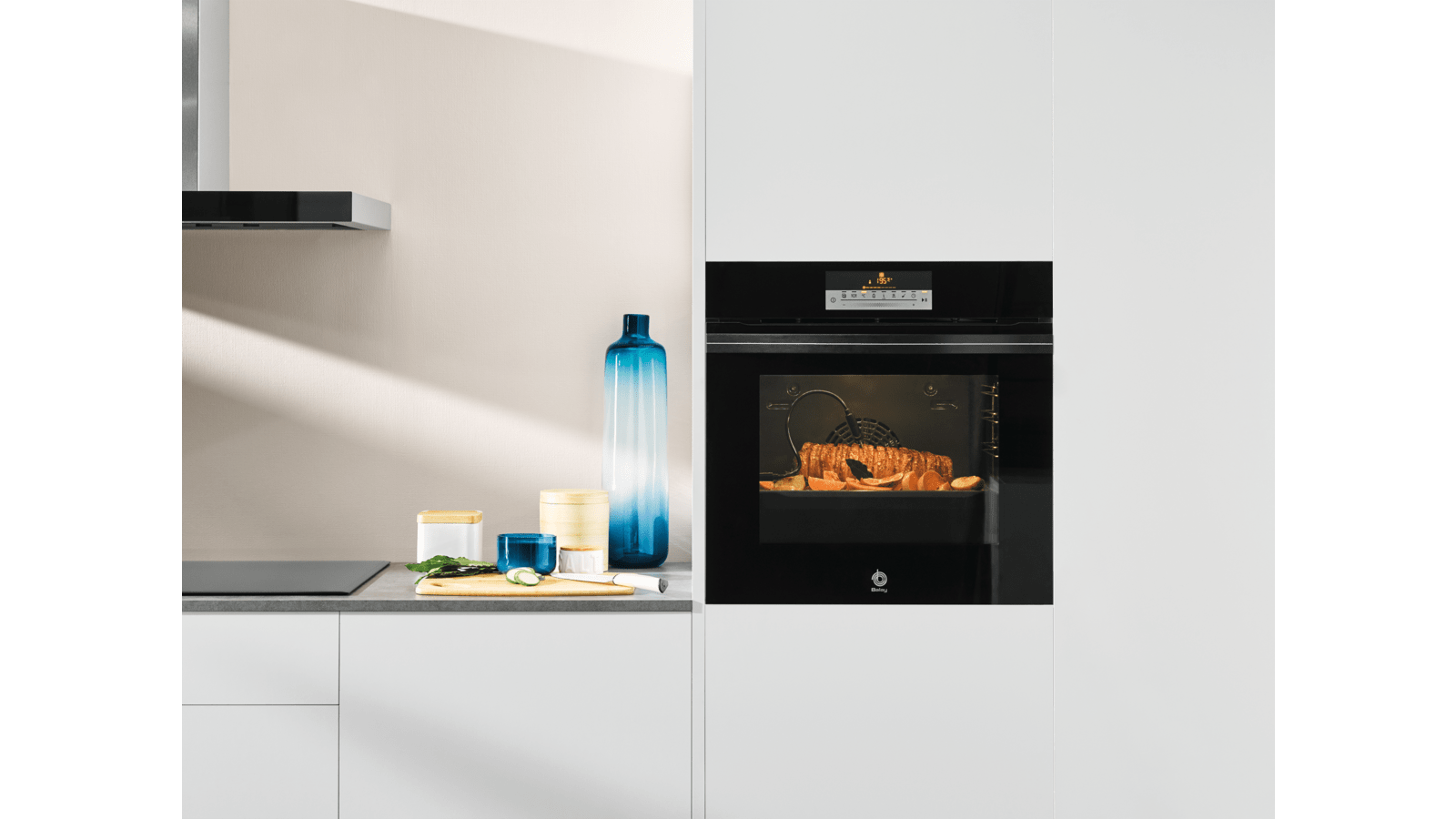Horno Balay 3cb5878n0 Cristal Negro Compacto Multifuncion 45 Cm 47 L
