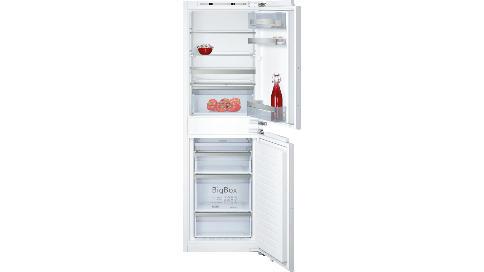 neff k17853d30g integrated fridge freezer