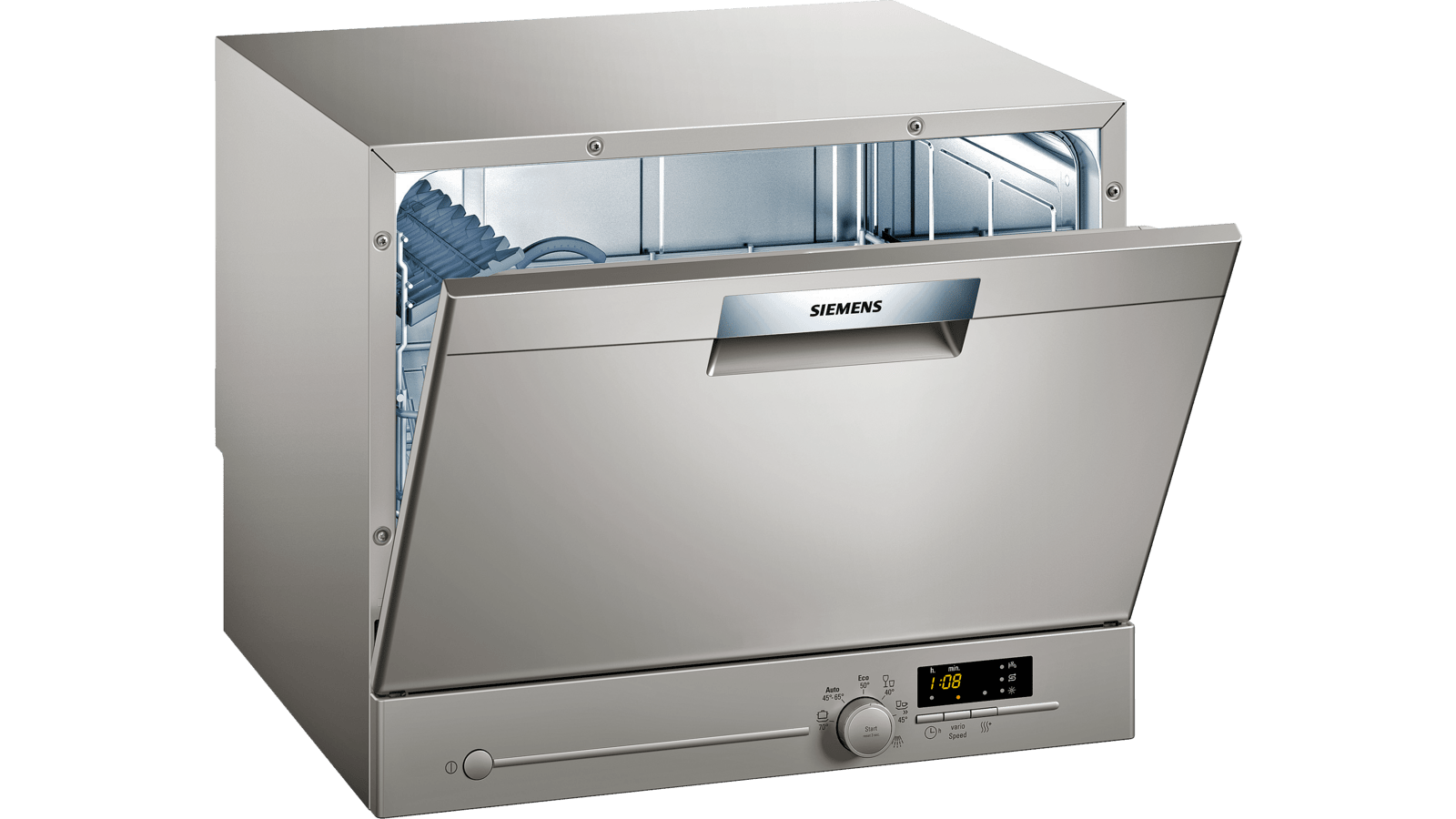 Siemens Sk26e821eu Free Standing Compact Dishwasher