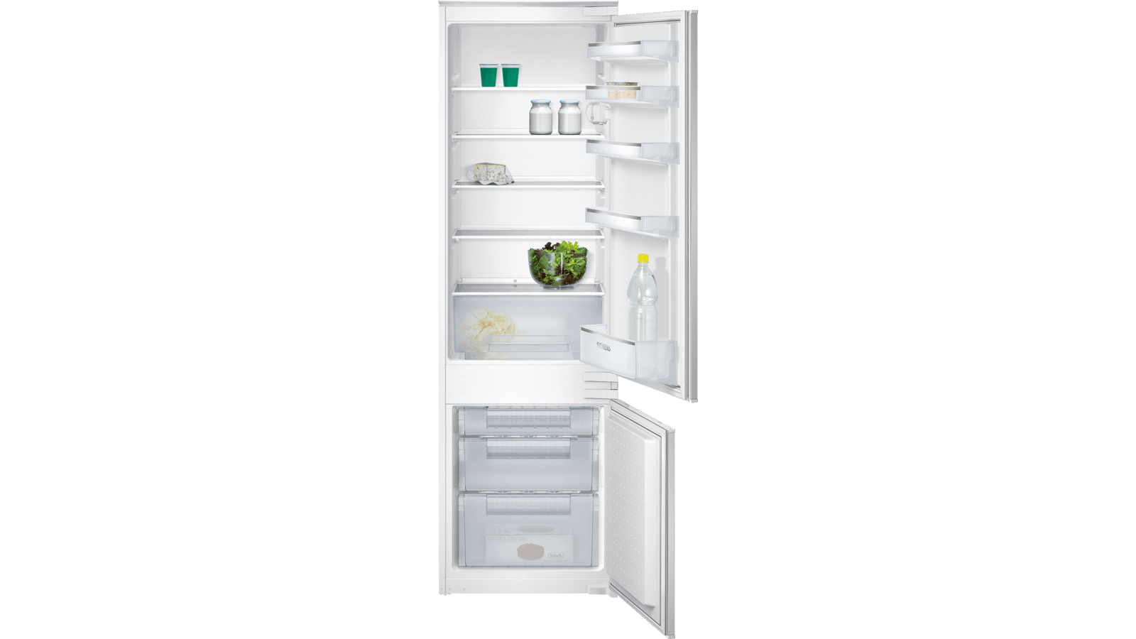 Siemens Ki38vx22gb Built In Fridge Freezer With Freezer At Bottom