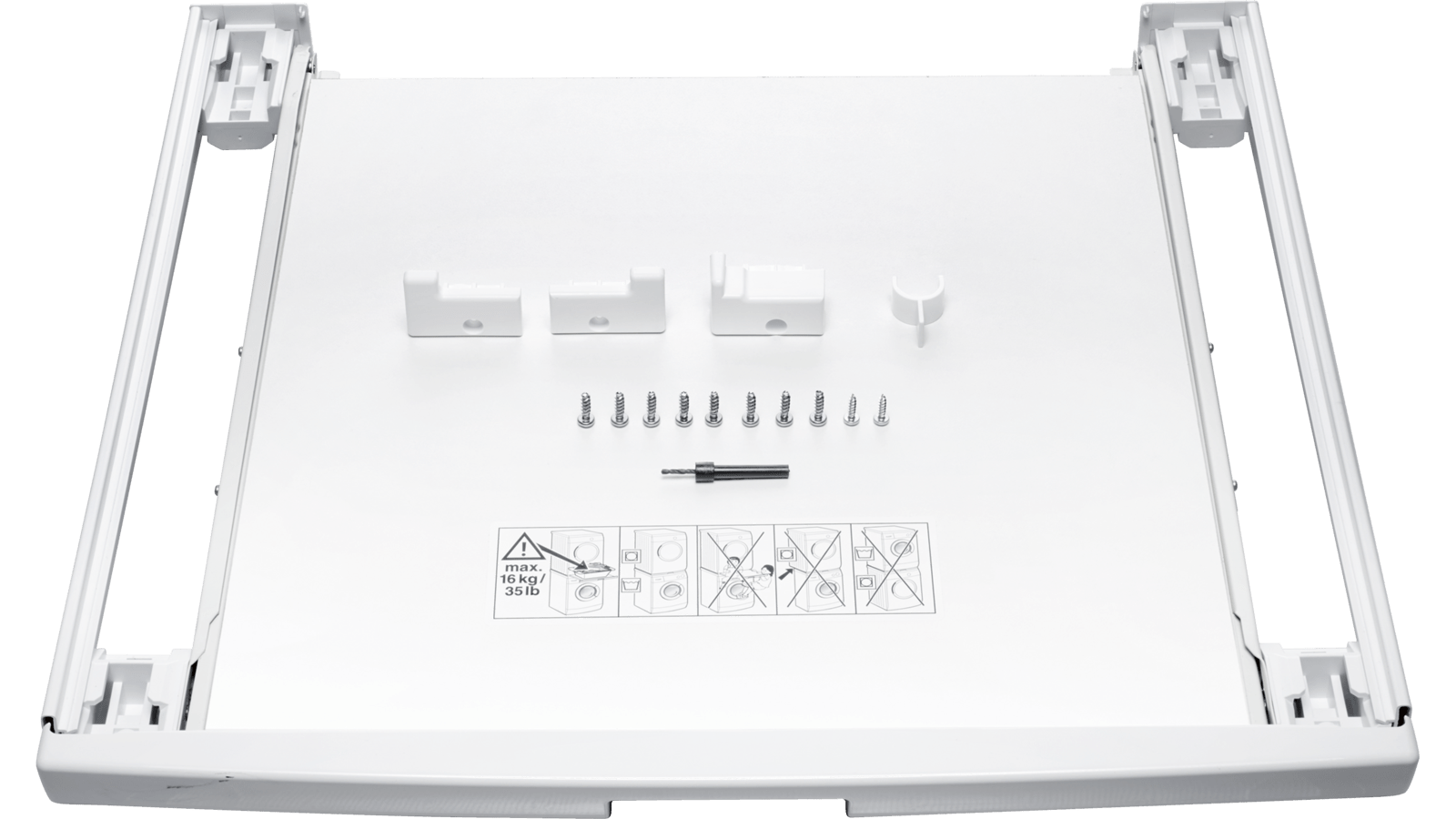 Kit de sujección Siemens WZ20300 Stacking kit 4 kg, Color blanco