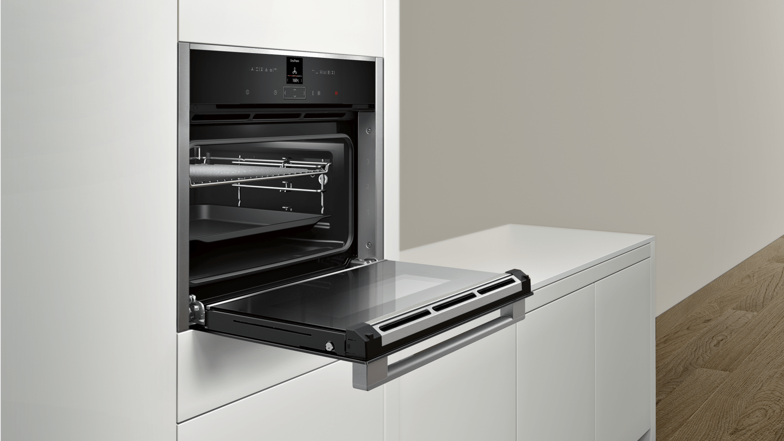 Neff C15MR02N0 Horno compacto con microondas 60 cm - acero inoxidable |  Vieffetrade